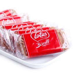 lotus和情比利时进口缤咖时焦糖饼干3125g3咖啡伴侣茶点