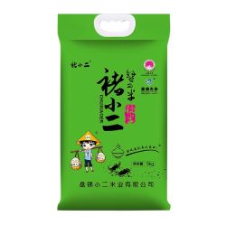 CHUXIAOER 褚小二 盘锦大米蟹田米5kg 当季新米 东北大米10斤 塑料真空包装