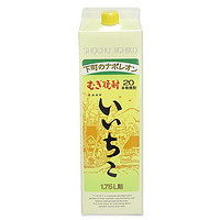 IICHIHO 亦竹 iichiko） 日本原装进口 烧酒纸盒装 1750ml