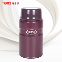 THERMOS 膳魔师 高真空不锈钢焖烧罐焖粥便携保温饭盒附勺时尚经典食物罐TCLE-720S 720ML家用/办公通用