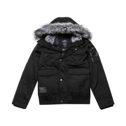 hollister霍利斯特连帽保暖加厚夹克男式外套羽绒服