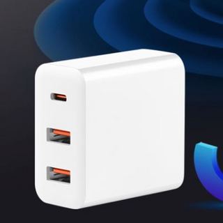 aigo 爱国者 AU3036 手机充电器 双USB-A/Type-C 36W 白色