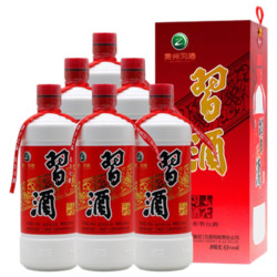 XIJIU 习酒 贵州习酒老习酒整箱装500mL*6瓶53度酱香型白酒