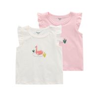 巴拉巴拉女童背心2021夏装新款婴童纯棉舒适无袖短袖T恤官方旗舰