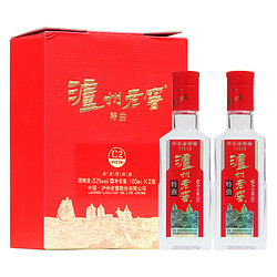 泸州老窖 白酒特曲小酒100ml*2瓶浓香型白酒