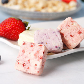 法思觅语冻干酸奶块45g草莓黄桃蓝莓味即食休闲零食（代可可脂） 芒果味45g*3袋 1份