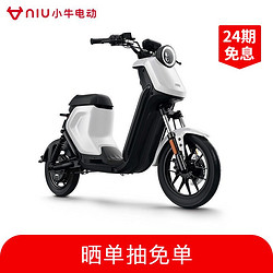 Niu Technologies 小牛电动 车UQi+新国标版青春版智能锂电电动车电动代步自行车 白色 青春标准版