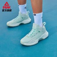 PEAK 匹克 篮球鞋男2022春季新款男鞋耐磨防滑运动鞋子低帮透气实战球鞋 水粉绿 42