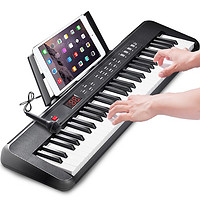 PLUS会员：Octavebaby 八度宝贝 电子琴 61键专业便携充电款 黑+礼包