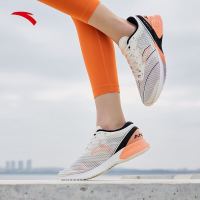 安踏 C202 跑步鞋情侣氮科技跑鞋马拉松专业竞速碳板运动鞋男 象牙白/洛克橙/黑