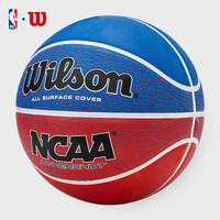 Wilson 威尔胜 NCAA系列篮球7号球室外防滑耐磨橡胶篮球成人专用球 WTB1562IB07CN