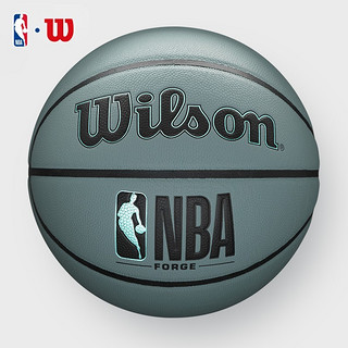 威尔胜(Wilson)NBA训练比赛用球室内室外竞赛耐磨PU 7号篮球 WTB8200IB07CN NBA雾霾蓝色