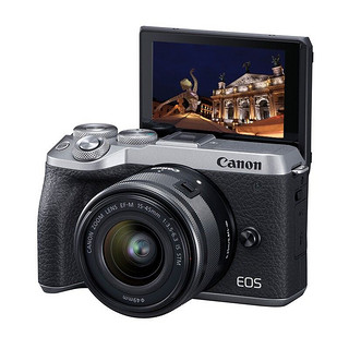 Canon 佳能 EOS m6二代数码ii15-45微单相机高清照相机