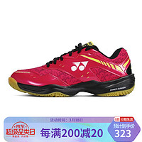 YONEX/尤尼克斯羽毛球运动鞋包裹防滑初学入门男女同款yy SHB101CR-白/蓝（207色） 42 脚宽者推荐选大一码 SHB720-红 40 脚宽者推荐选大一码