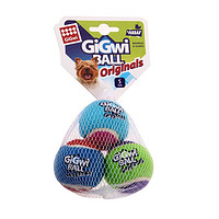 GiGwi 贵为 经典G-Ball球（小号3个装 直径5cm适用于小狗）宠物玩具 高弹力磨牙发声球泰迪博美玩具