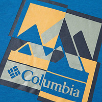 哥伦比亚 短袖男士21夏季户外运动透气休闲圆领印花T恤AE0408432