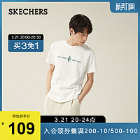 SKECHERS 斯凯奇 男士短袖T恤  L122M141-L122M142