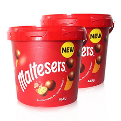 maltesers 麦提莎 脆芯巧克力球 465g*2桶