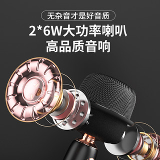 屁颠虫Q8 手机无线麦克风  粉色+电视K歌棒