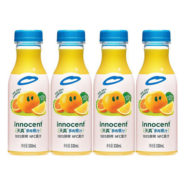 innocent 天真 NFC果汁 330ml*4瓶