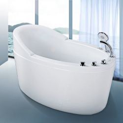faenza法恩莎浴缸独立式五件套普通小户型浴缸成人家用儿童老人fw007q