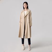 茵曼 女士风衣外套 18139353BS840