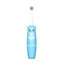 GL 格朗 儿童电动牙刷 全自动声波洁牙宝宝软毛牙刷套装 YS03蓝色