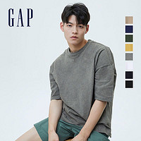 Gap 盖璞 男女装情侣纯棉硬短袖T恤662321春季新款上衣