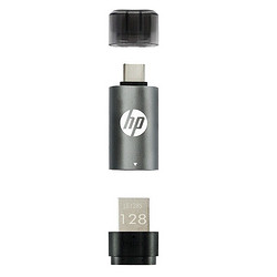 HP 惠普 x5600c Type-C USB3.2 Gen1 U盘 高速双接口优盘 手机电脑两用 读速200MB/s 128GB