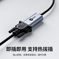 Lenovo 联想 来酷 Type-C扩展坞USB-C转VGA转换器投屏转接头 华为P30Mate30苹果Mac笔记本连接电视投影仪LKC1326H