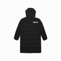  Levi's/李维斯 长款 男士羽绒服 可拆卸帽