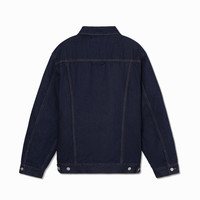 Levi's李维斯新款男士深蓝色可拆卸牛仔夹克羽绒服外套A3272-0001