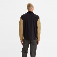 Levi's李维斯新款男士拼色翻领时尚百搭休闲外套潮流A0955-0000