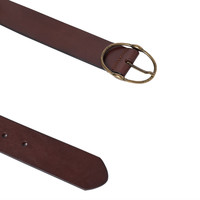 Levi's李维斯新款女士圆扣啡色时尚百搭腰带D6019-0002