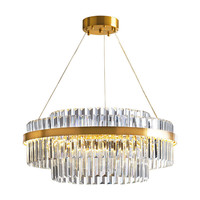 Lighting 雷士 NVC 洛世奇系列 WHDD100F/G-01 轻奢水晶吊灯 100W