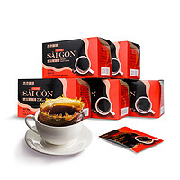 SAGOCAFE 西贡咖啡 无糖低脂黑咖啡 5盒装（2g*150杯）