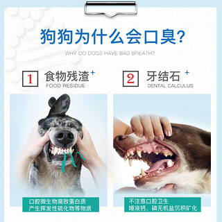 麦富迪清口香220g 狗零食磨牙棒洁齿耐咬胶幼犬成犬宠物零食（6个月以上、牛肉）