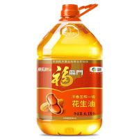 会员专享：福临门 浓香压榨一级 花生油 6.18L