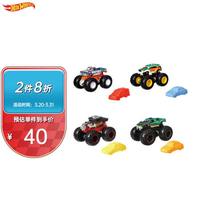 风火轮(HOT WHEELS)大脚车男孩赛车汽车模型套装-风火轮狂野大脚车系列（随机发货）FYJ44