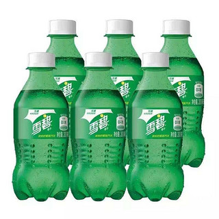 Sprite 雪碧 零卡无糖汽水 清爽柠檬味 300ml*6瓶