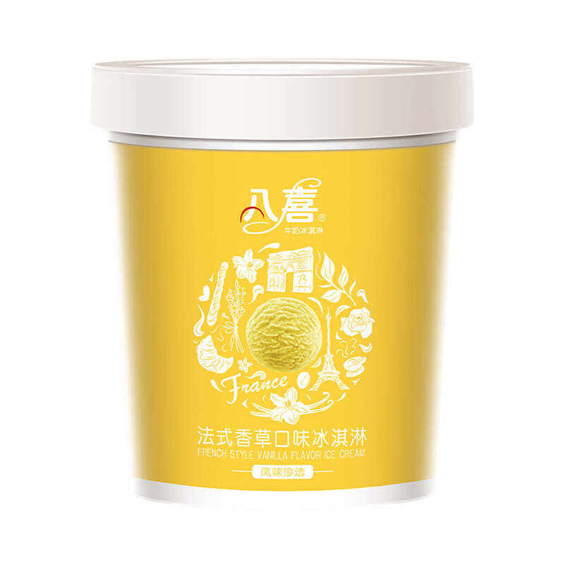 珍品系列 法式香草口味冰淇淋 270g