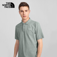TheNorthFace北面T恤2022春夏男户外运动polo衫半袖翻领短袖