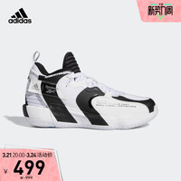 adidas阿迪达斯官网利拉德7代EXTPLY GCA男子篮球运动鞋GW2804 白色/黑色 44.5