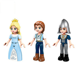 启蒙积木公主系列女孩子6-14岁拼装益智玩具城市小镇城堡礼物2605