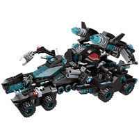 QMAN 启蒙 积木变形合体战车套装拼装男孩益智模型儿童玩具生日礼物1413