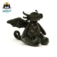 jELLYCAT 邦尼兔 DRAG3F 森林之龙毛绒玩具 绿色 19cm