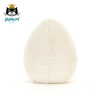 jELLYCAT 邦尼兔 BE6LAU 开心水煮蛋毛绒玩具 白色 14cm