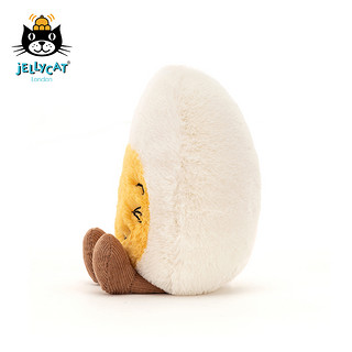 jELLYCAT 邦尼兔 BE6LAU 开心水煮蛋毛绒玩具 白色 14cm