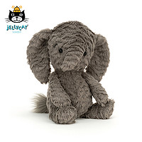 jELLYCAT 邦尼兔 SQU3E 柔软大象毛绒玩具 深灰色 20cm