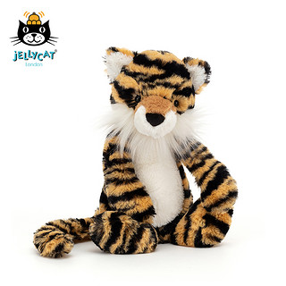 jELLYCAT 邦尼兔 BAS3TIG 害羞老虎毛绒玩具 花色 31cm